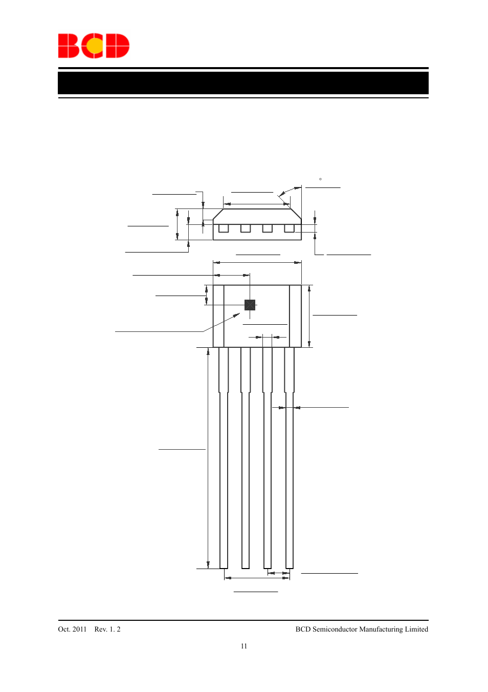 Data sheet, Mechanical dimensions to-94 unit: mm(inch) | Diodes AH9280 User Manual | Page 11 / 12
