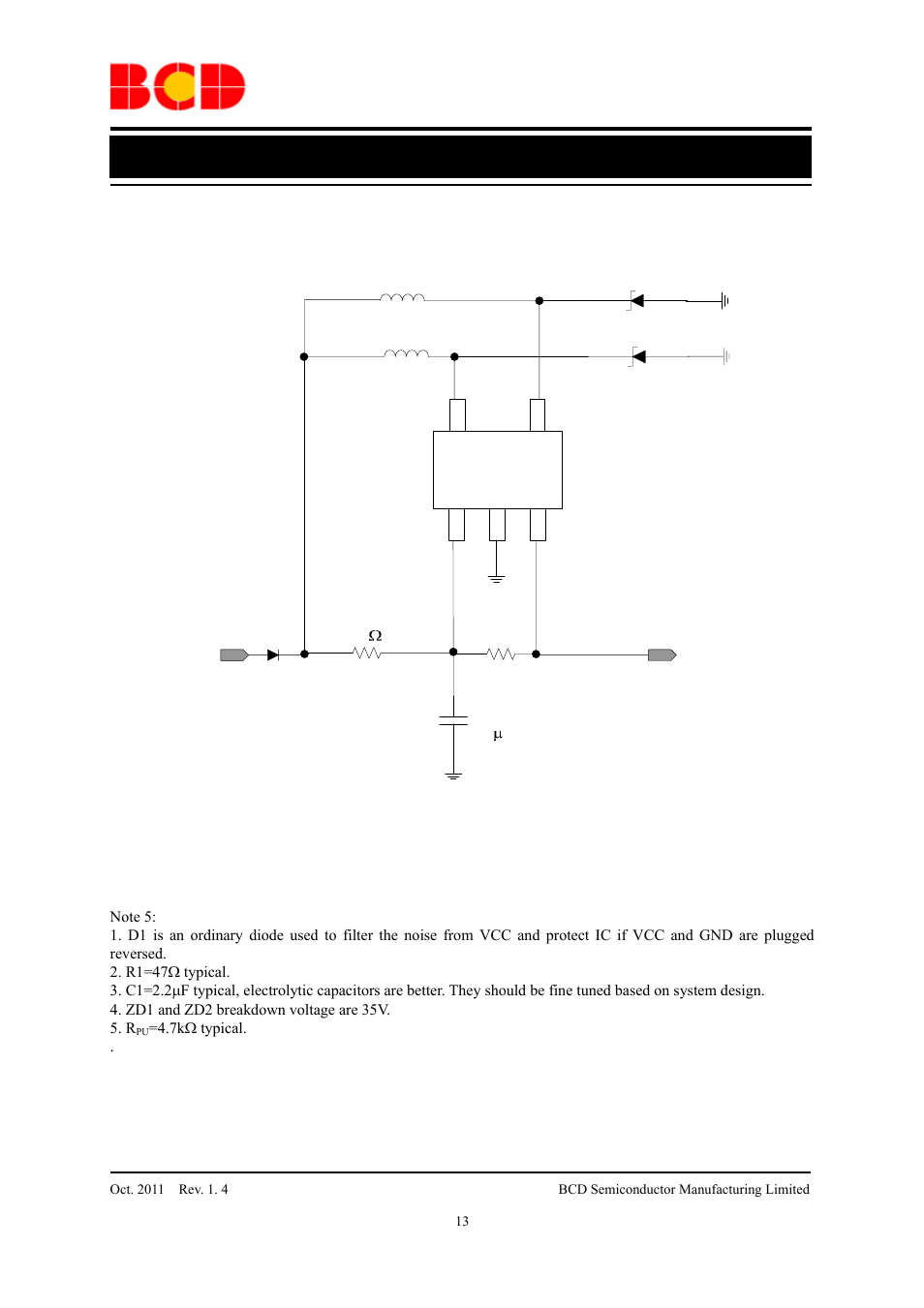 Data sheet, Typical application (continued) | Diodes AH9281_82 User Manual | Page 13 / 16