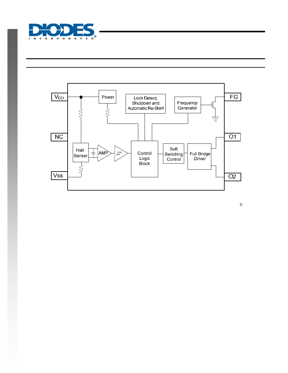 Ah5794, Single phase hall effect latch fan motor driver, New prod uc t | Functional block diagram | Diodes AH5794 User Manual | Page 3 / 13