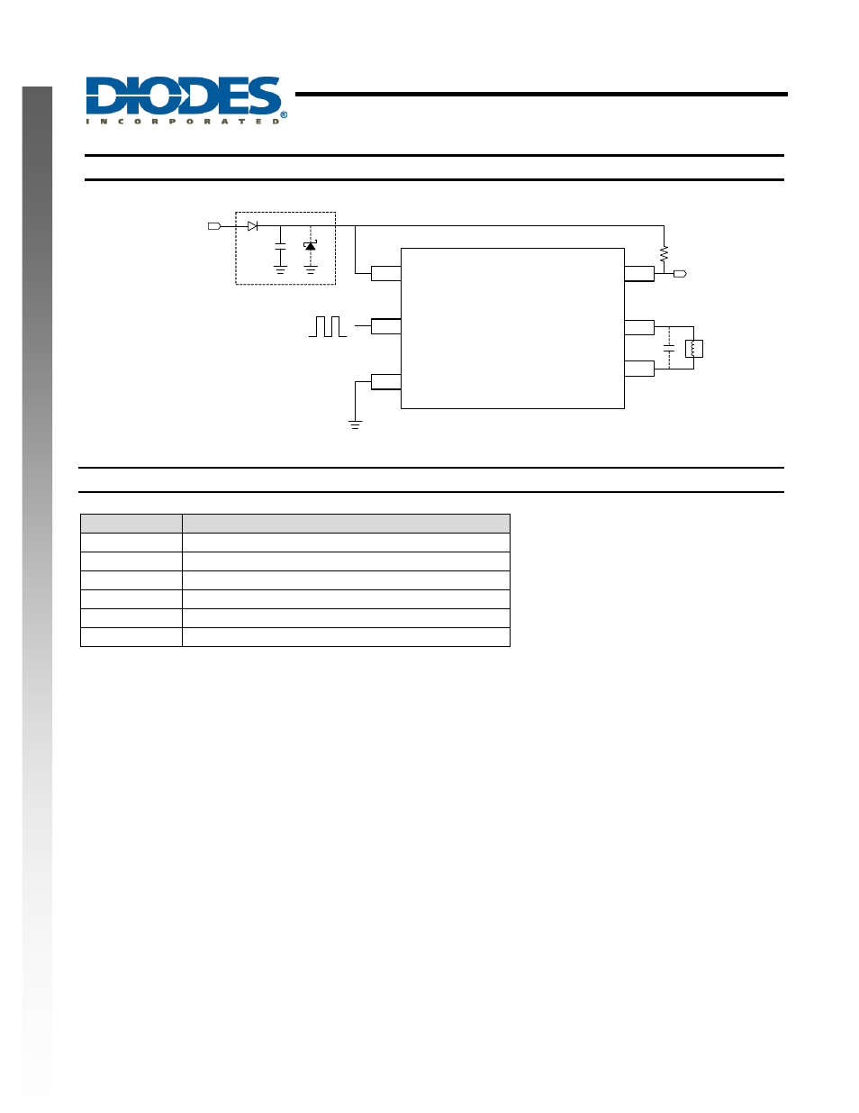 Ah5795, New prod uc t typical application circuit, Pin descriptions | Diodes AH5795 User Manual | Page 2 / 13