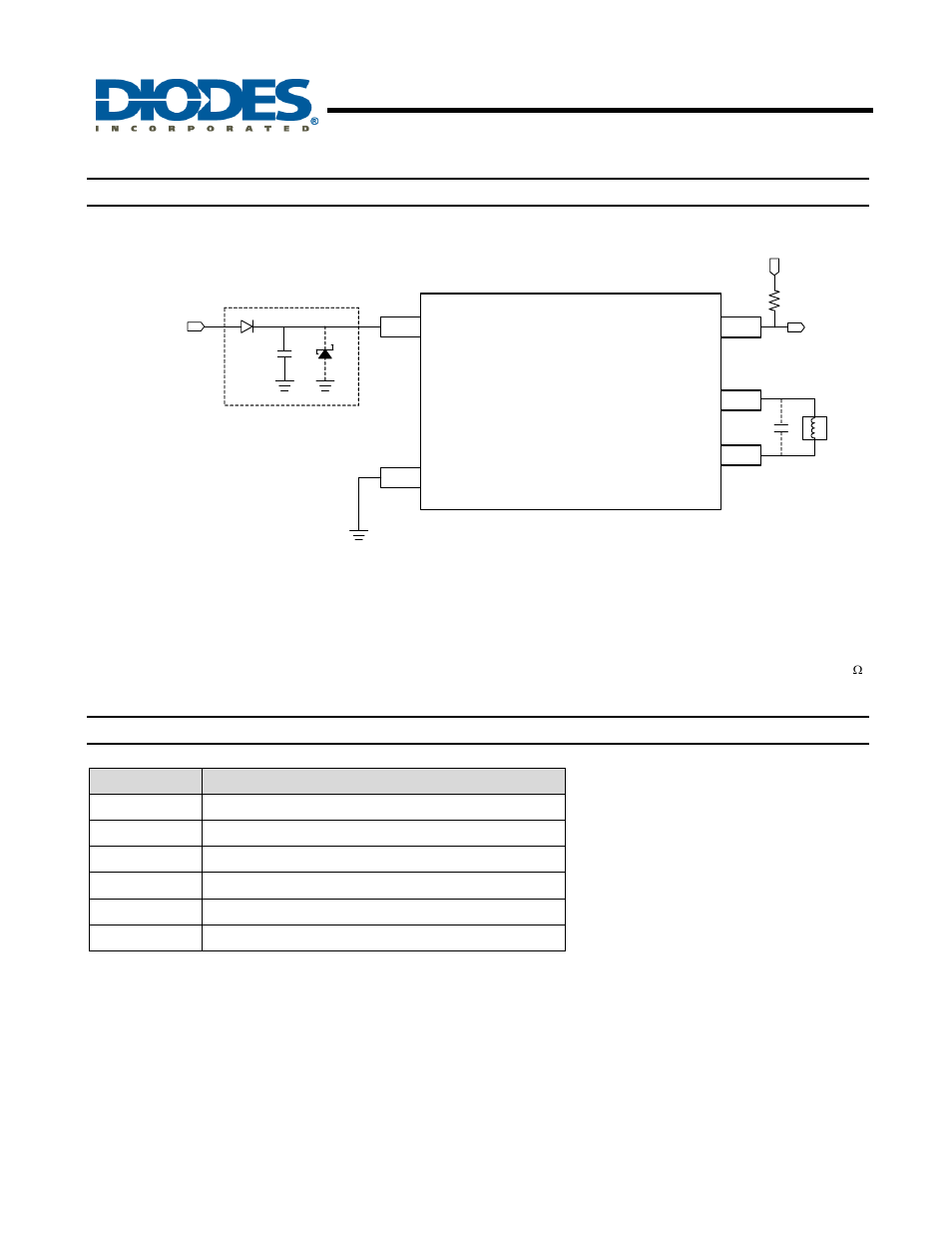 Ah5798, Typical application circuit, Pin descriptions | Diodes AH5798 User Manual | Page 2 / 11