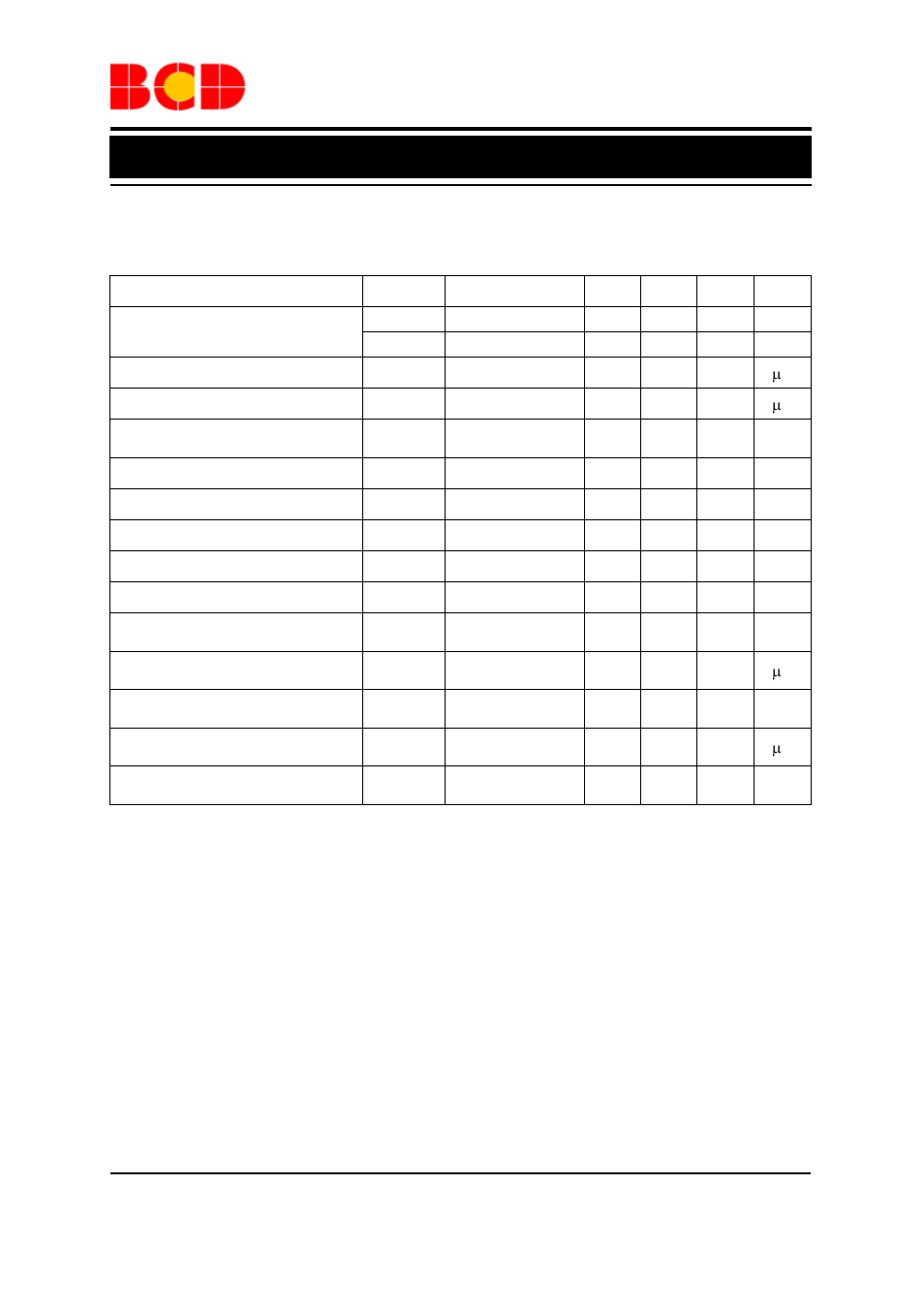 Data sheet, Electrical characteristics, Parameter symbol conditions min typ max unit | Diodes AM4951/R/2 User Manual | Page 6 / 14