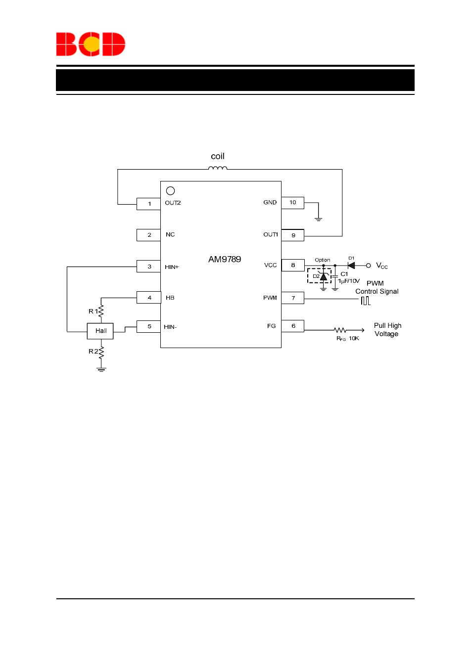 Data sheet, Typical application | Diodes AM9789 User Manual | Page 10 / 18