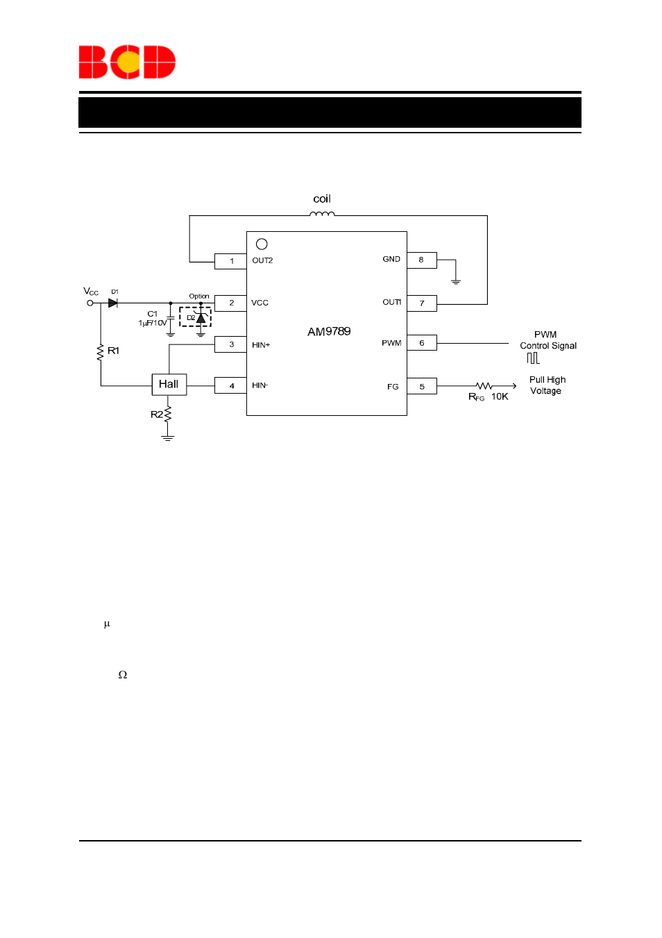 Data sheet, Typical application (continued) | Diodes AM9789 User Manual | Page 11 / 18