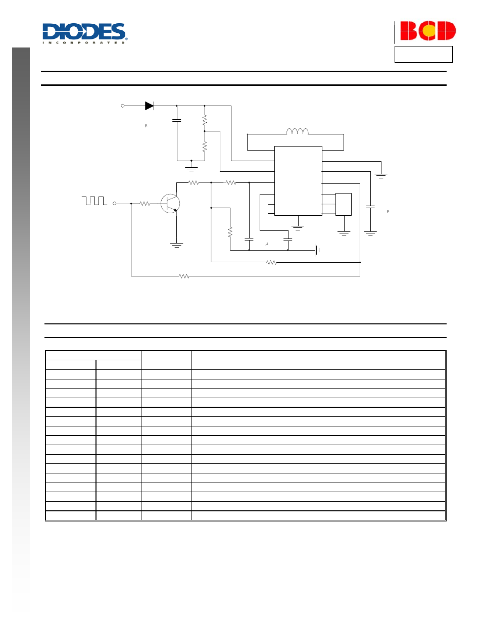 Typical applications circuit, Pin descriptions, Am4961a | A product line of diodes incorporated | Diodes AM4961A User Manual | Page 2 / 17