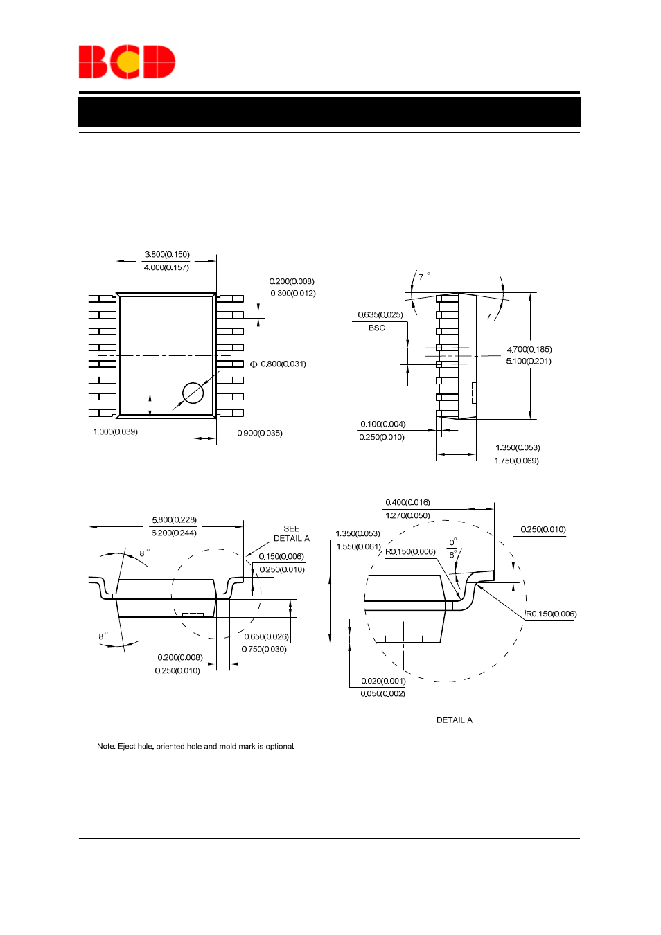 Data sheet, Mechanical dimensions (continued), Ssop-16 unit: mm(inch) | Diodes AM4962 User Manual | Page 15 / 16