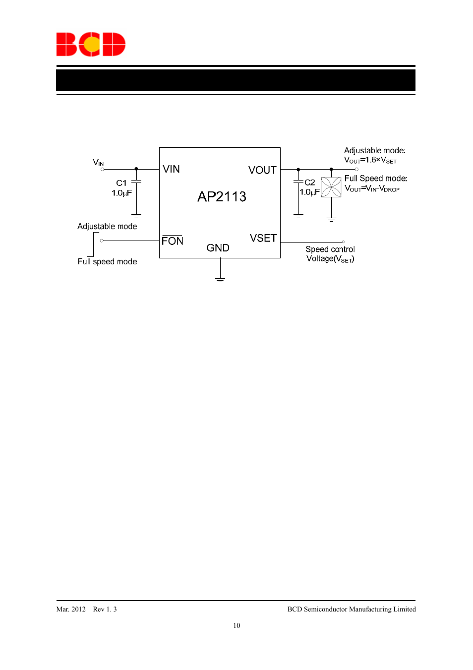 Preliminary datasheet, Typical application | Diodes AP2113 User Manual | Page 10 / 13