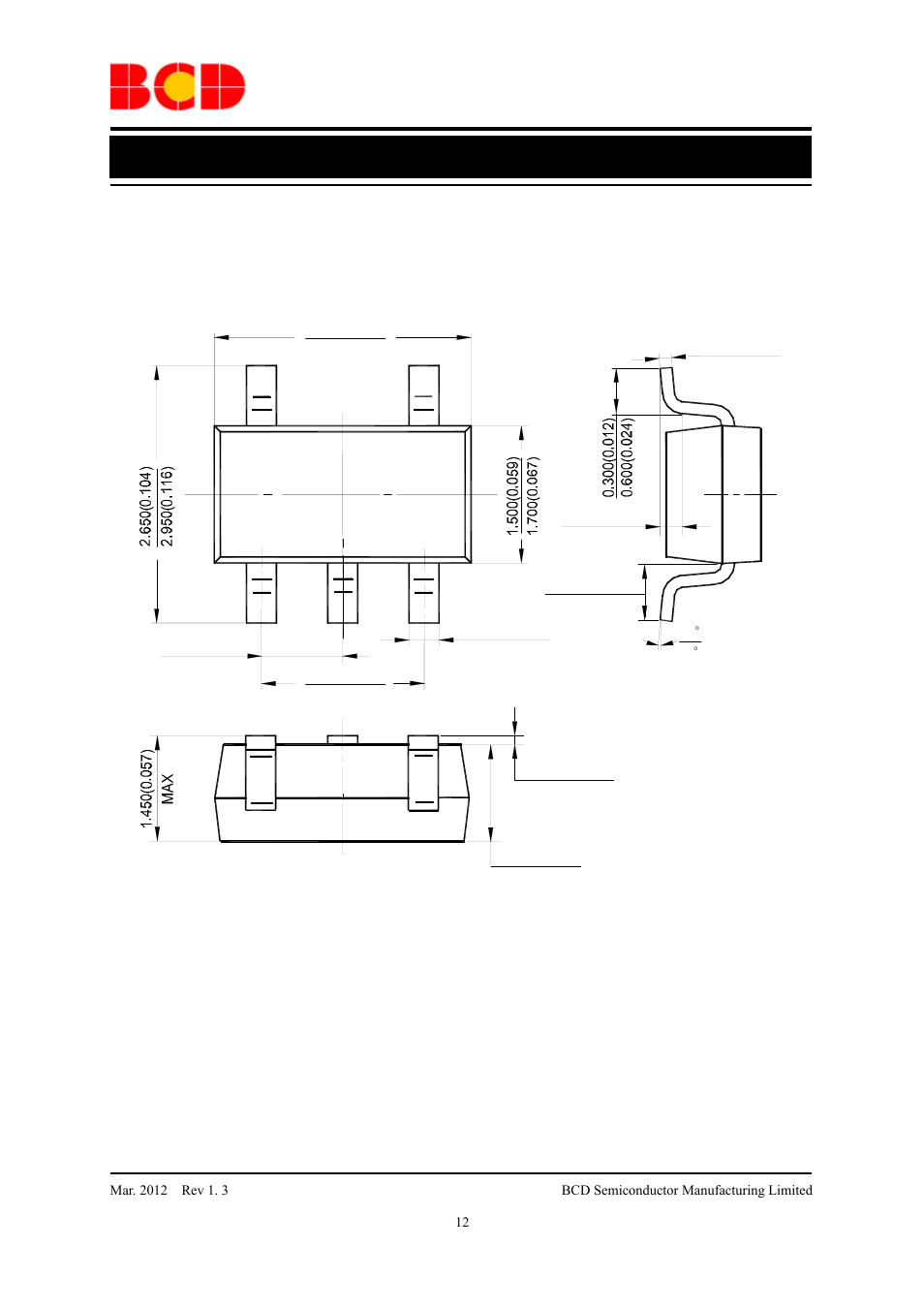 Preliminary datasheet | Diodes AP2113 User Manual | Page 12 / 13