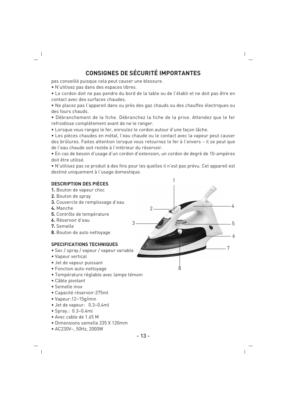 SINBO SSI 2853 User Manual | Page 14 / 44
