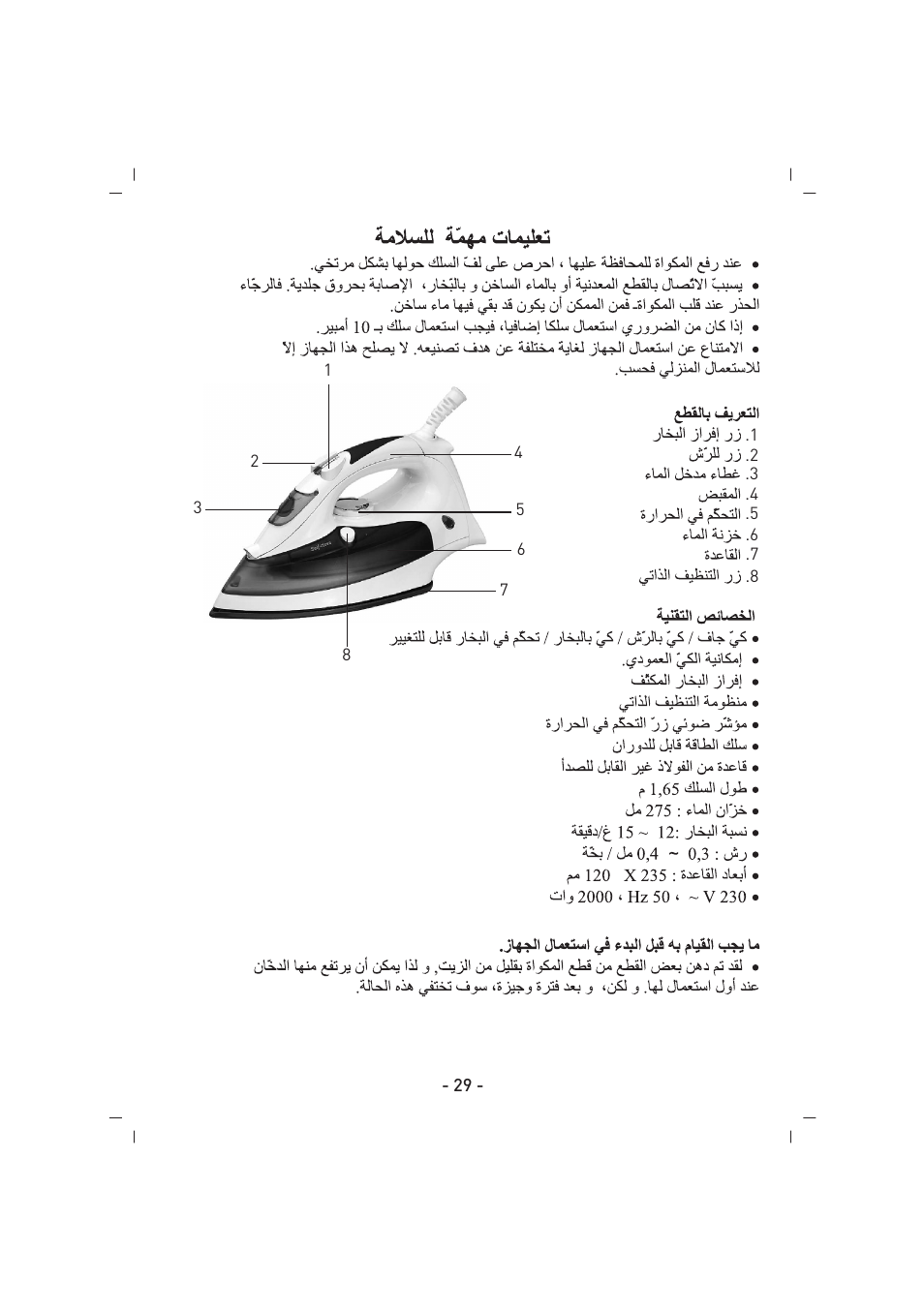 SINBO SSI 2853 User Manual | Page 30 / 44
