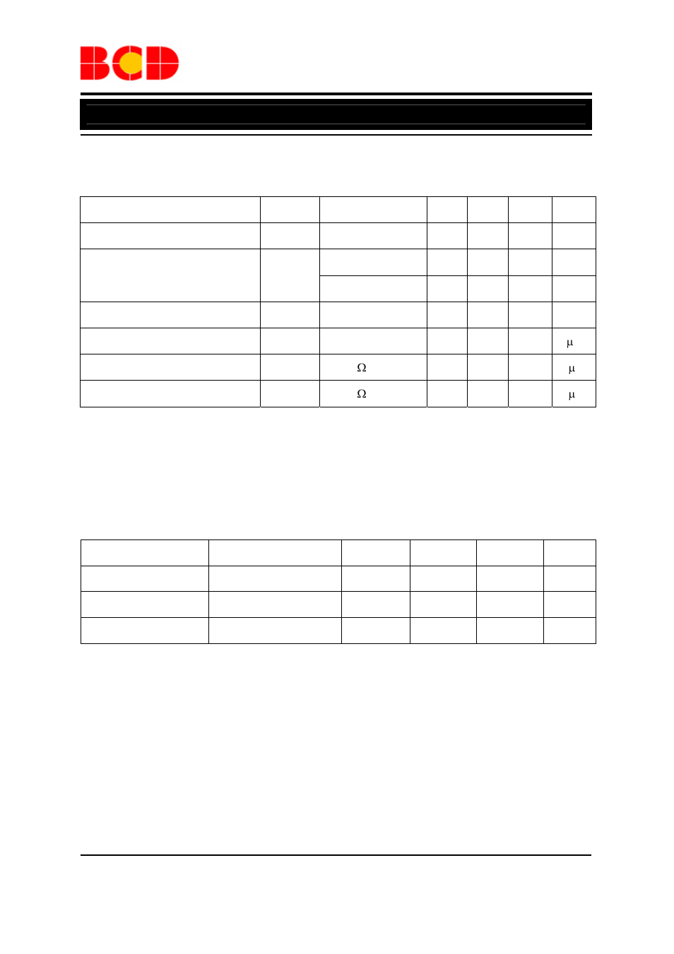 Data sheet, Unipolar hall-effect switch ah922, Electrical characteristics | Magnetic characteristics, Parameter symbol conditions min typ max unit, Parameter symbol min typ max unit | Diodes AH922 User Manual | Page 6 / 15