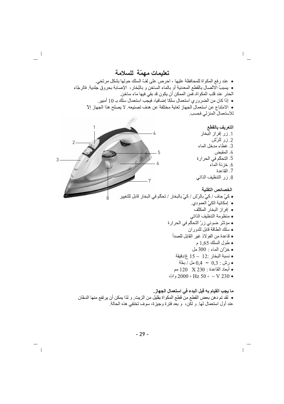 SINBO SSI 2854 User Manual | Page 30 / 44