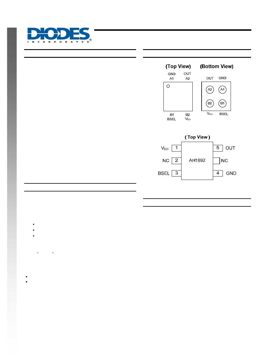 Diodes AH1892 User Manual | 11 pages