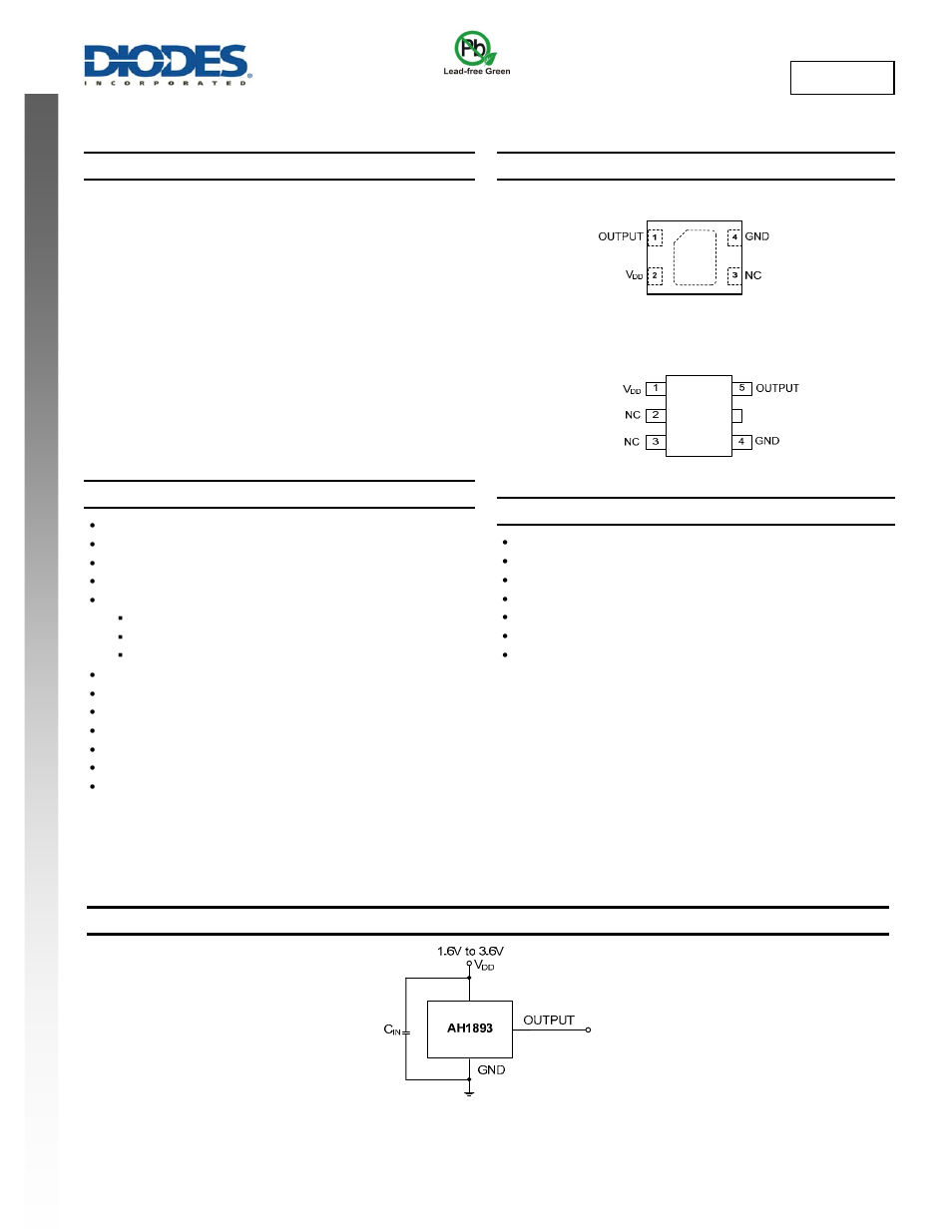 Diodes AH1893 User Manual | 10 pages