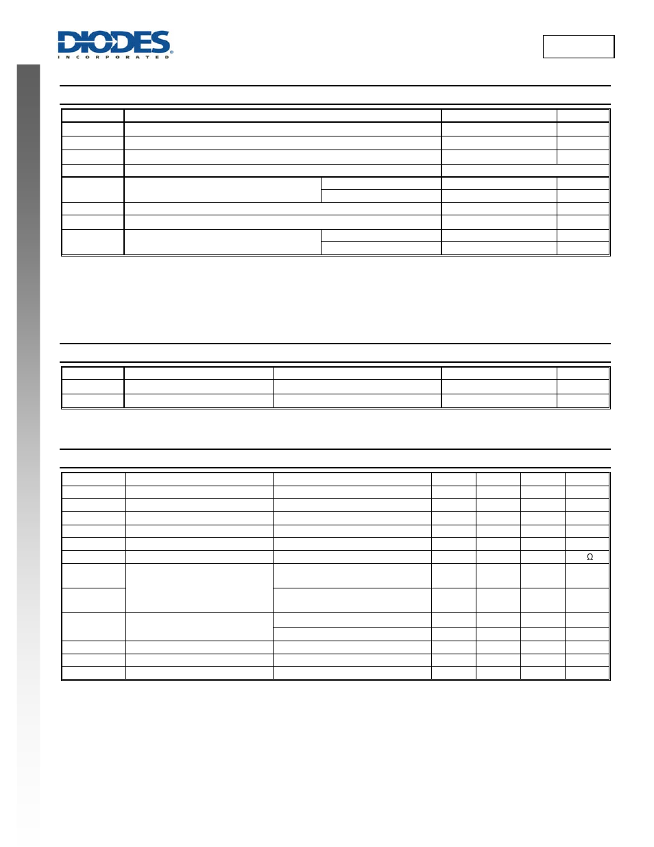 New prod uc t ah1894, Absolute maximum ratings, Recommended operating conditions | Electrical characteristics | Diodes AH1894 User Manual | Page 3 / 13
