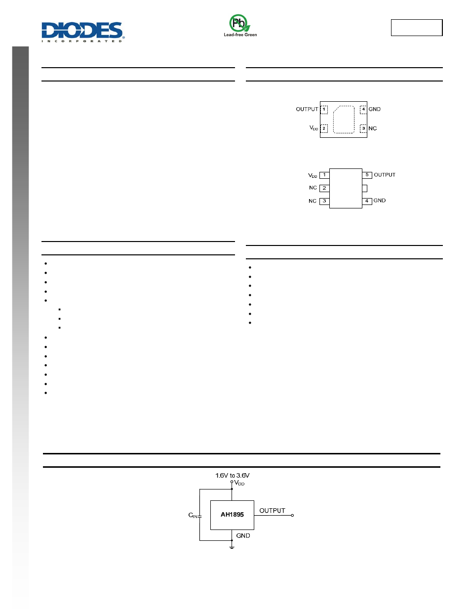 Diodes AH1895 User Manual | 10 pages