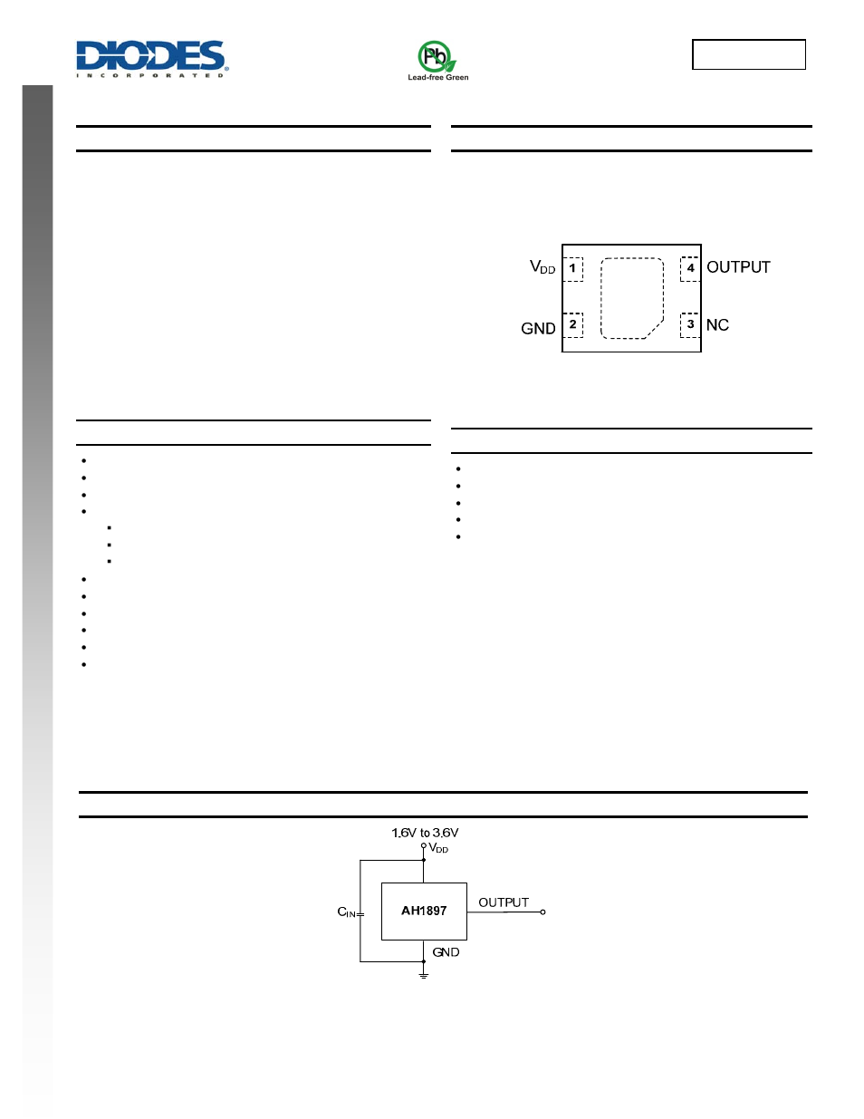 Diodes AH1897 User Manual | 8 pages