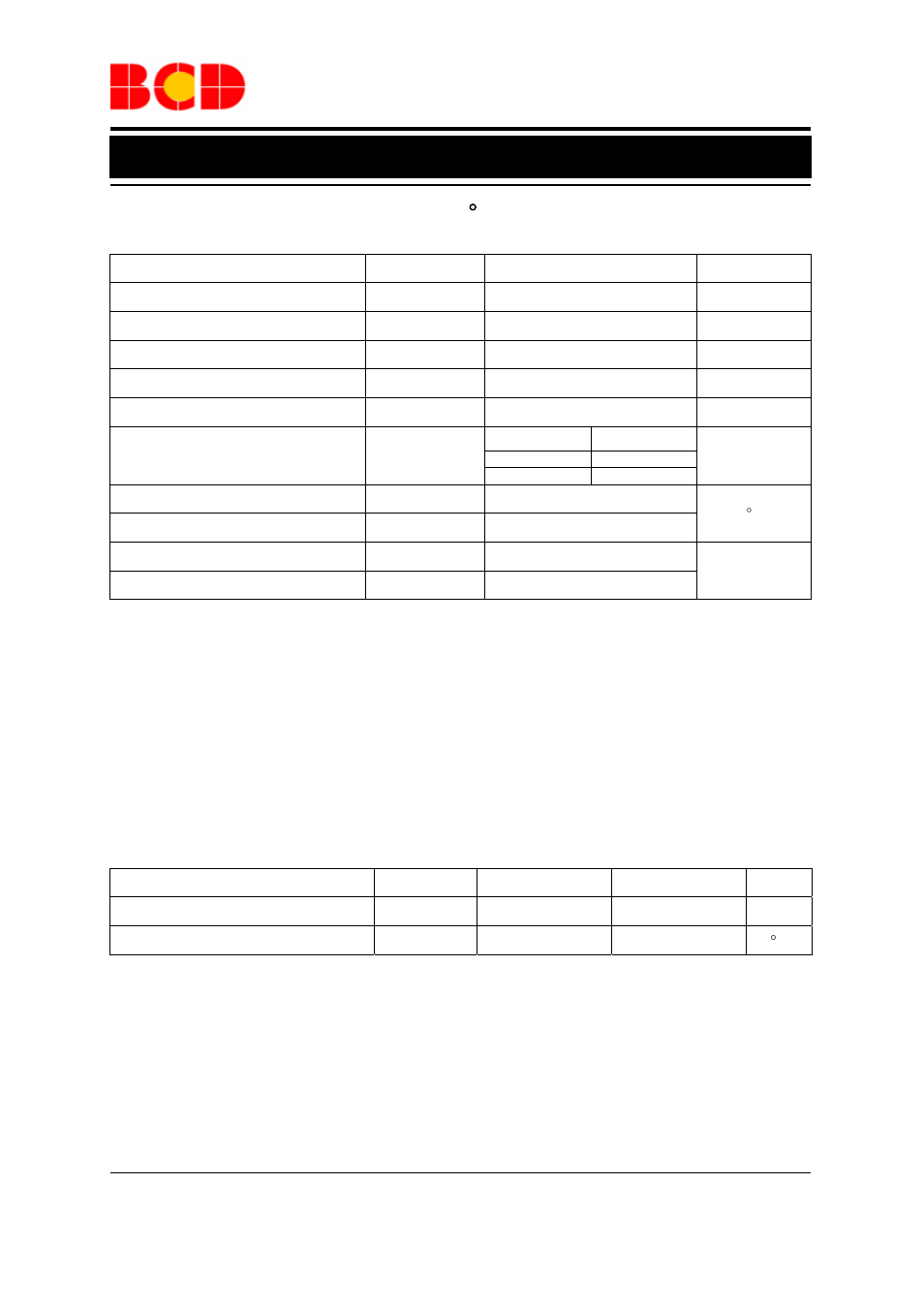 Data sheet, Absolute maximum ratings (t, Recommended operating conditions | Parameter symbol min max unit | Diodes AH9249 User Manual | Page 4 / 14