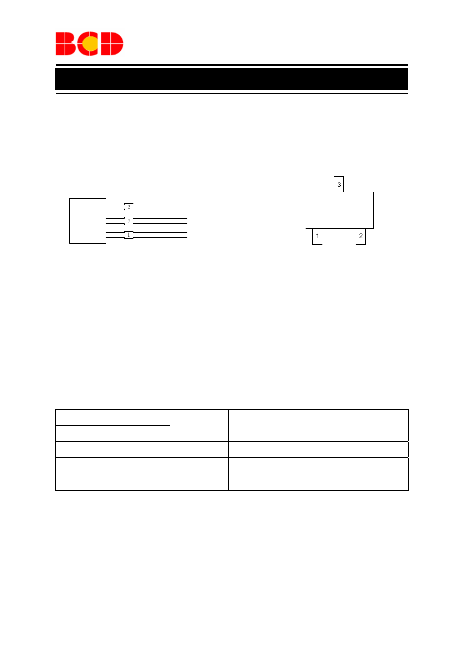 Pin number, Pin name, Data sheet | Pin configuration, Pin description | Diodes AH49H User Manual | Page 2 / 10