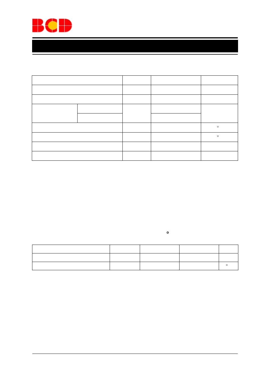 Data sheet, Recommended operating conditions (t, 25 ° c) | Diodes AH49H User Manual | Page 4 / 10