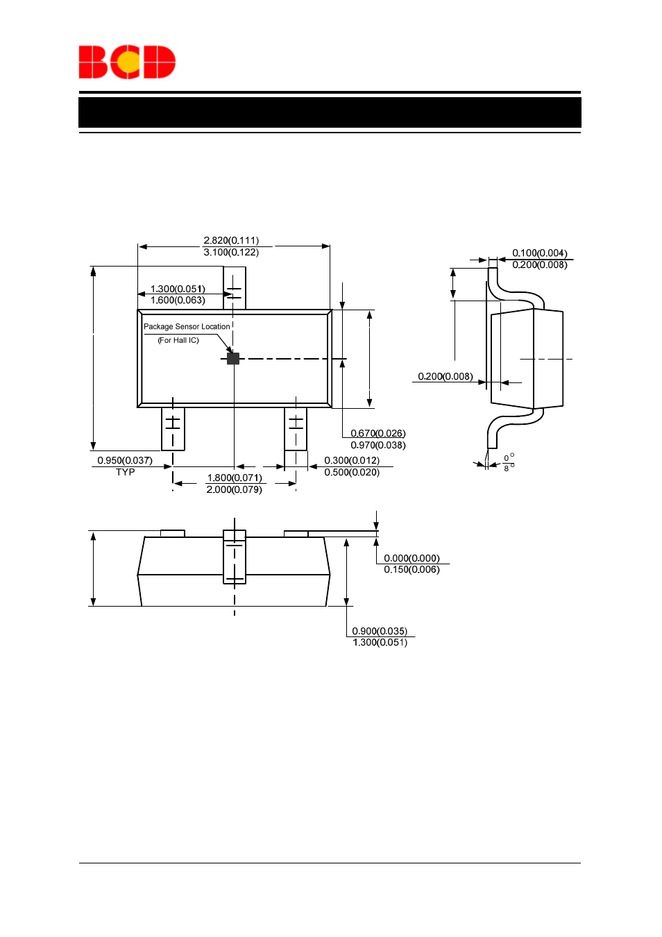 Data sheet, Linear hall effect ic ah49h | Diodes AH49H User Manual | Page 9 / 10