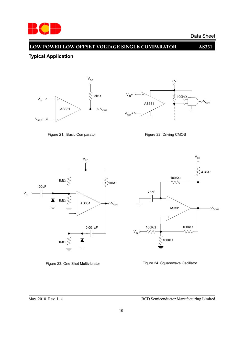 Typical application | Diodes AS331 User Manual | Page 10 / 12