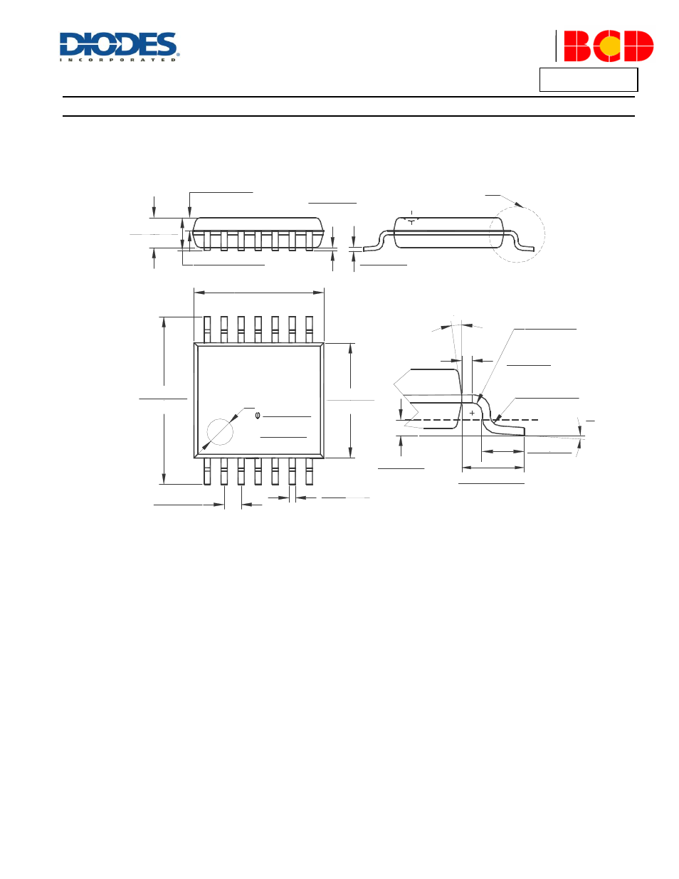 Package outline dimensions | Diodes AS339А User Manual | Page 9 / 12
