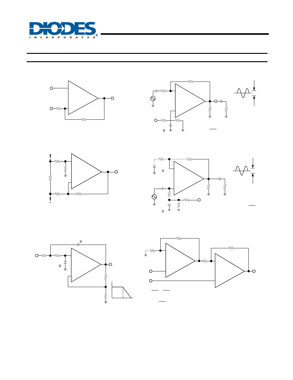 Ap358, Low power dual operational amplifiers, Typical single-supply circuit | Diodes AP358 User Manual | Page 5 / 16