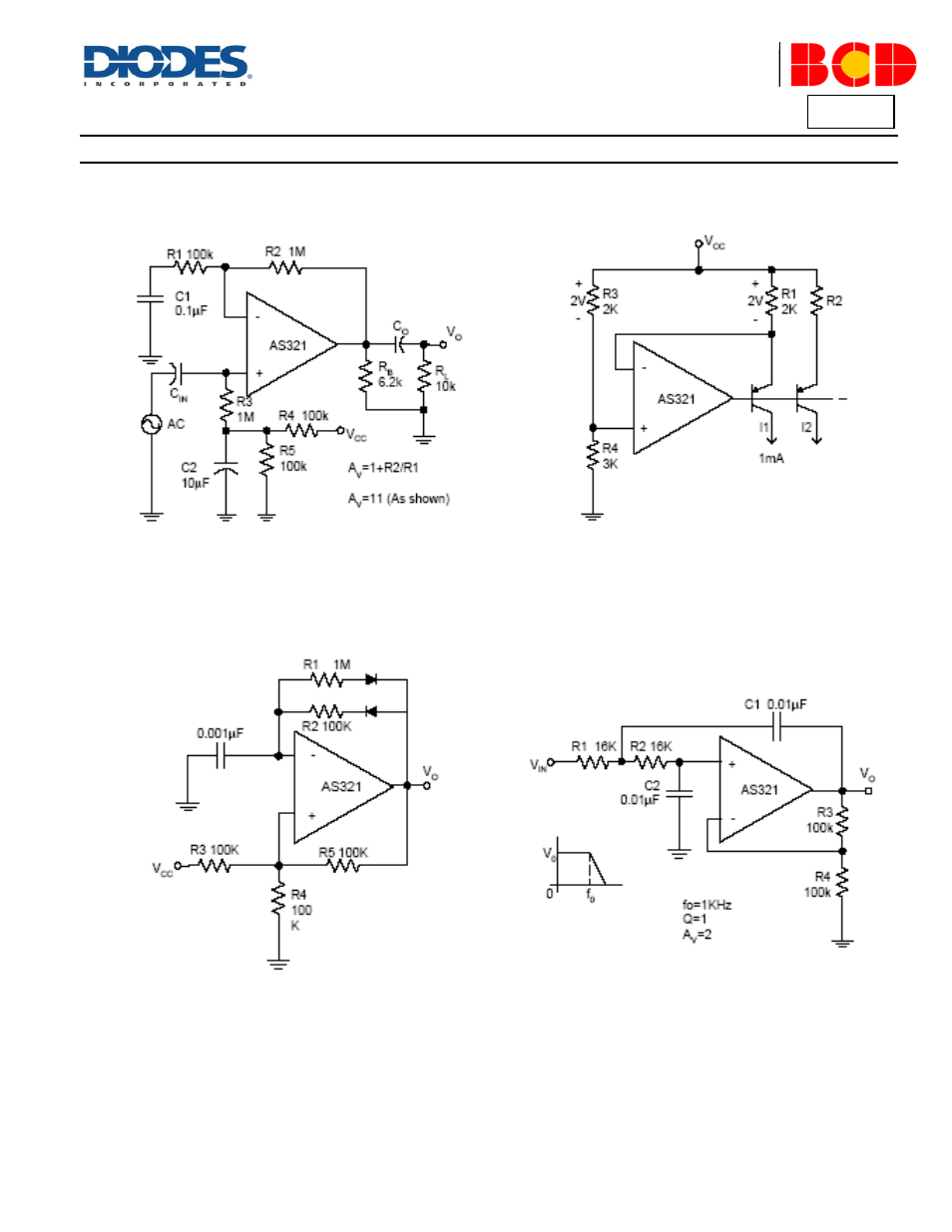 Diodes AS321 User Manual | Page 2 / 10