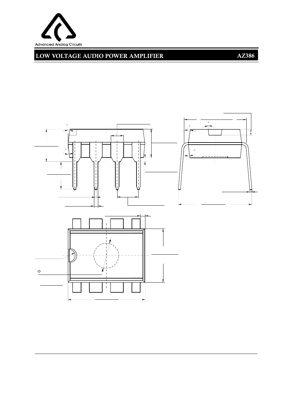 Low voltage audio power amplifier | Diodes AZ386 User Manual | Page 10 / 11