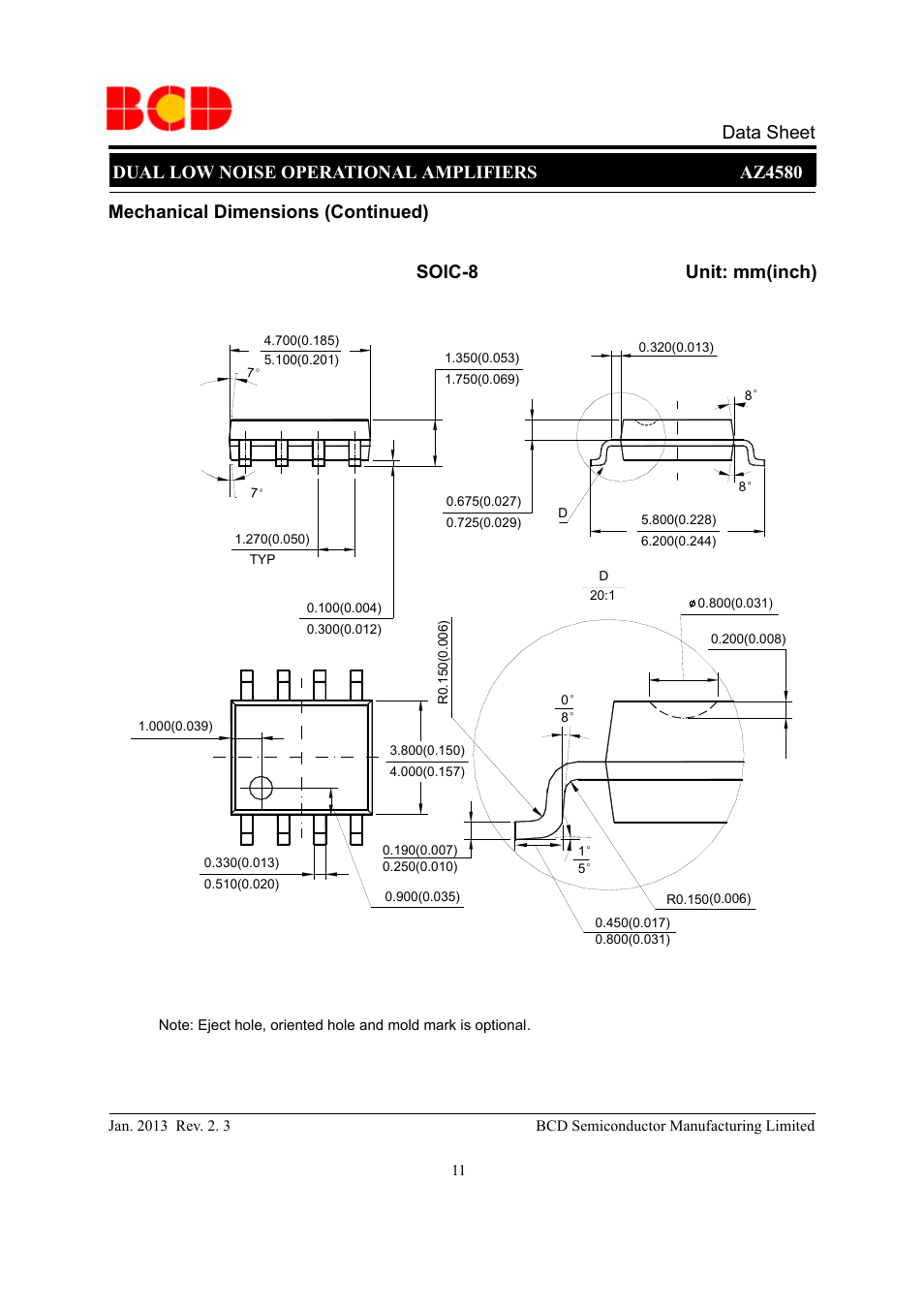 Diodes AZ4580 User Manual | Page 11 / 13