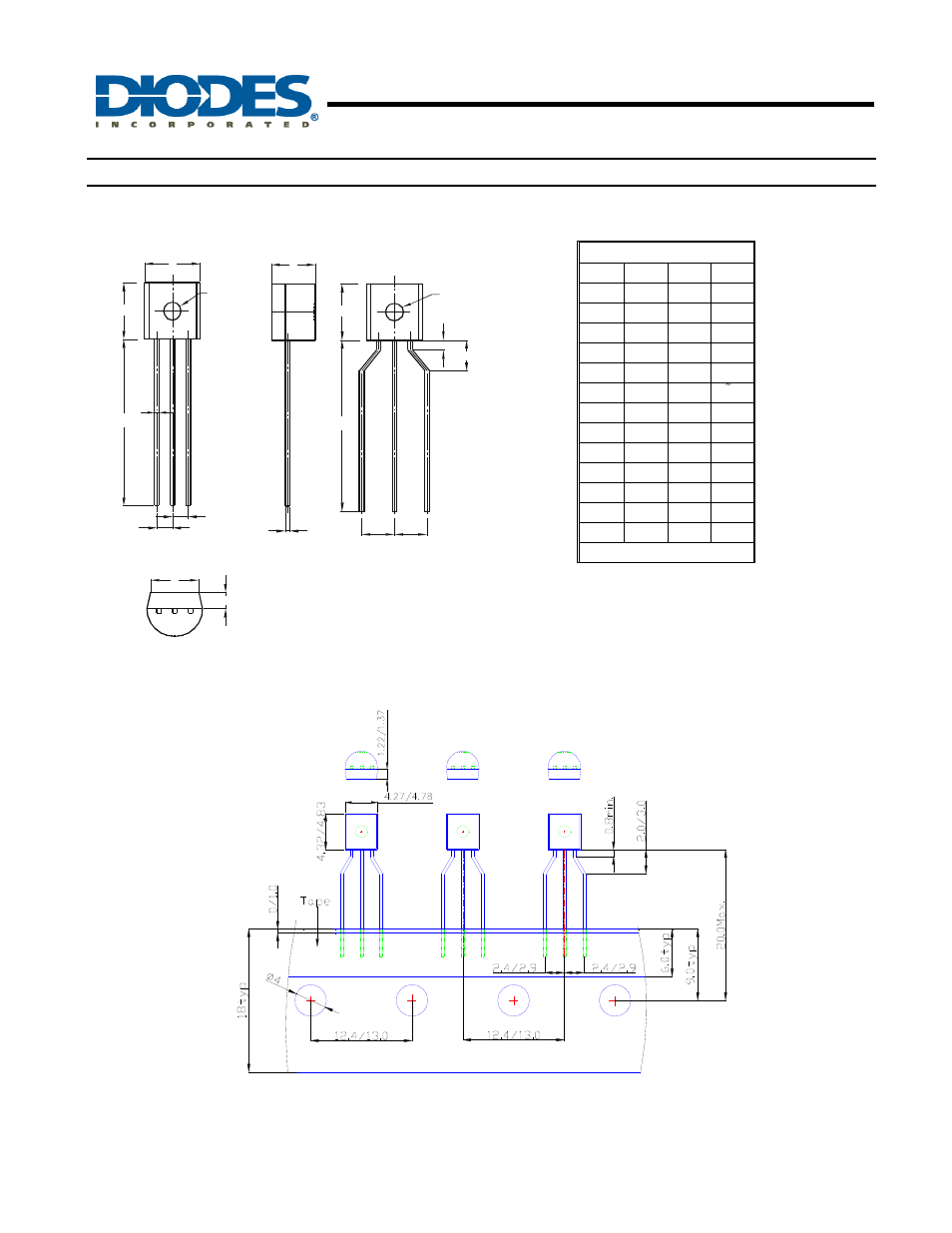 Ap78lxx series 3-terminal positive regulators, Package outline dimensions | Diodes AP78L05/08/12 User Manual | Page 13 / 16