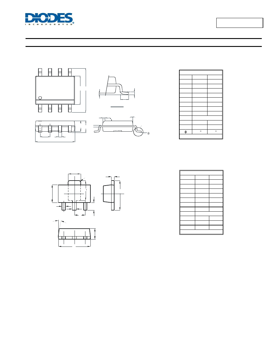 Package outline dimensions | Diodes AP432_A User Manual | Page 11 / 15