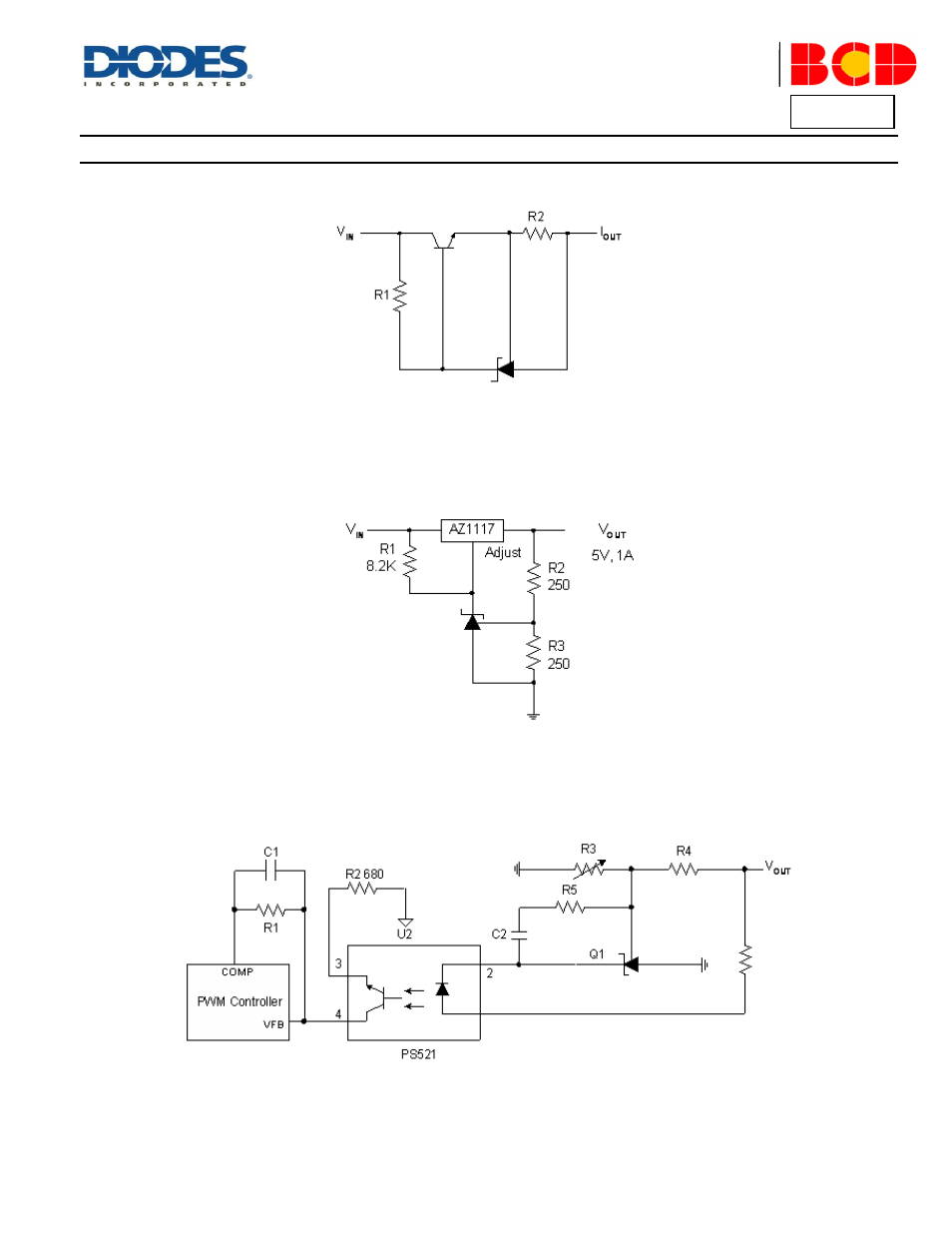 As431i, Typical applications circuit | Diodes AS431I User Manual | Page 3 / 16