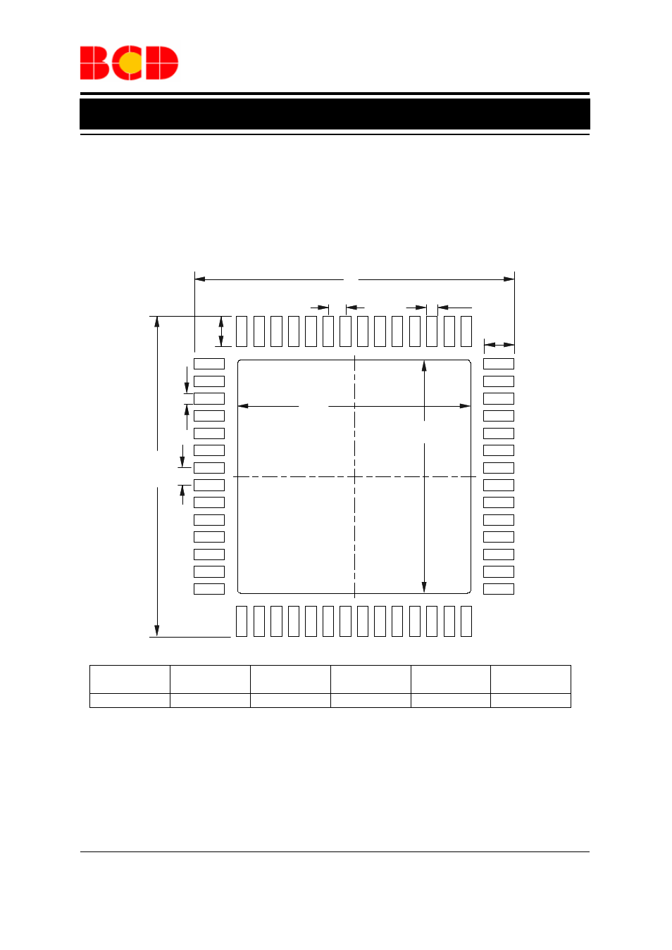 Data sheet, Mounting pad layout qfn-7×7-56 | Diodes AP389X User Manual | Page 17 / 19