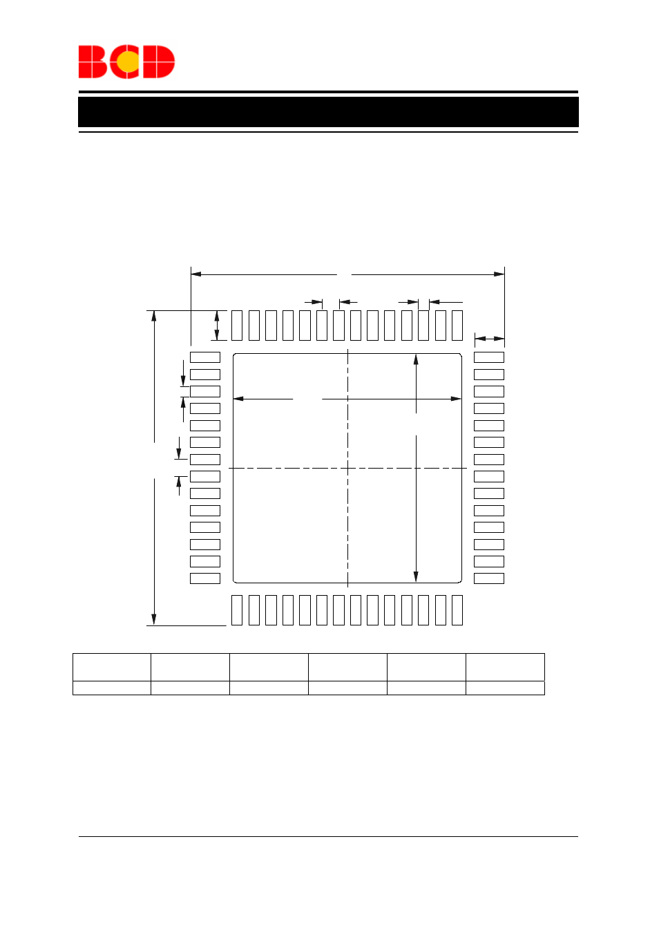 Data sheet, Mounting pad layout qfn-7×7-56 | Diodes CS5519 User Manual | Page 15 / 17