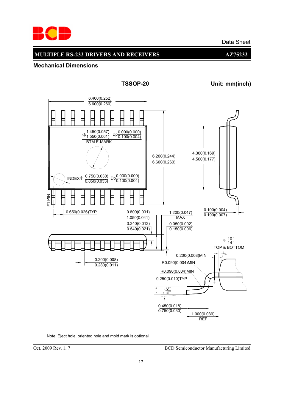 Diodes AZ75232 User Manual | Page 12 / 13