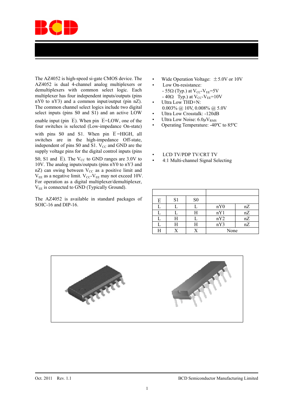 Diodes AZ4052 User Manual | 18 pages