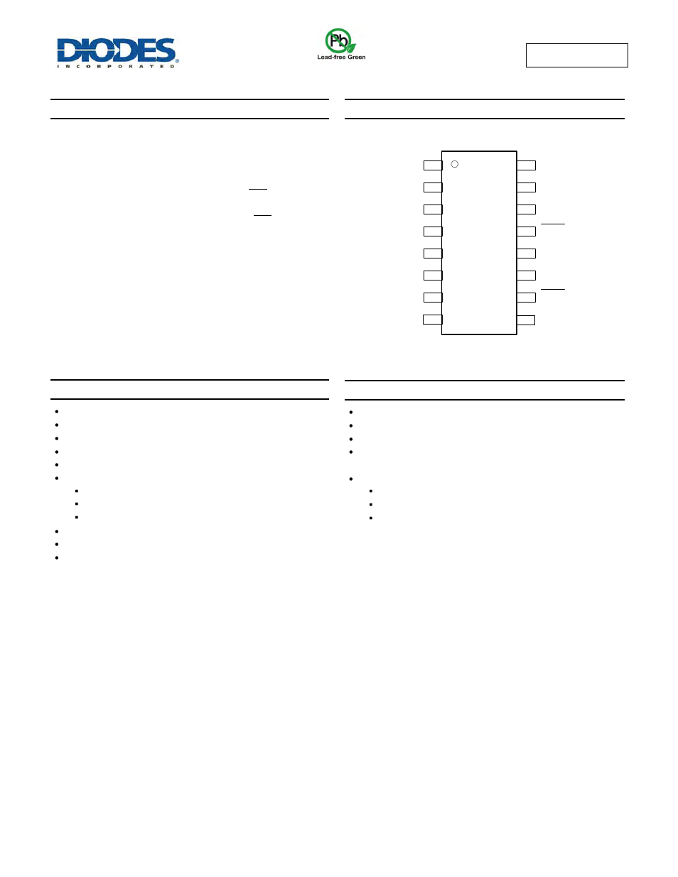 Diodes 74AHCT594 User Manual | 10 pages