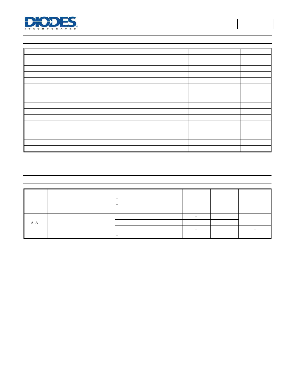 Absolute maximum ratings, Recommended operating conditions | Diodes 74HC138 User Manual | Page 4 / 10