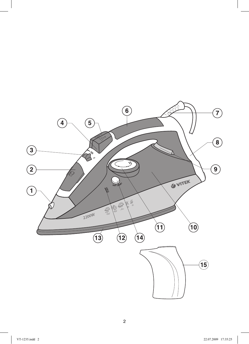 Vitek VT-1235 User Manual | Page 2 / 44