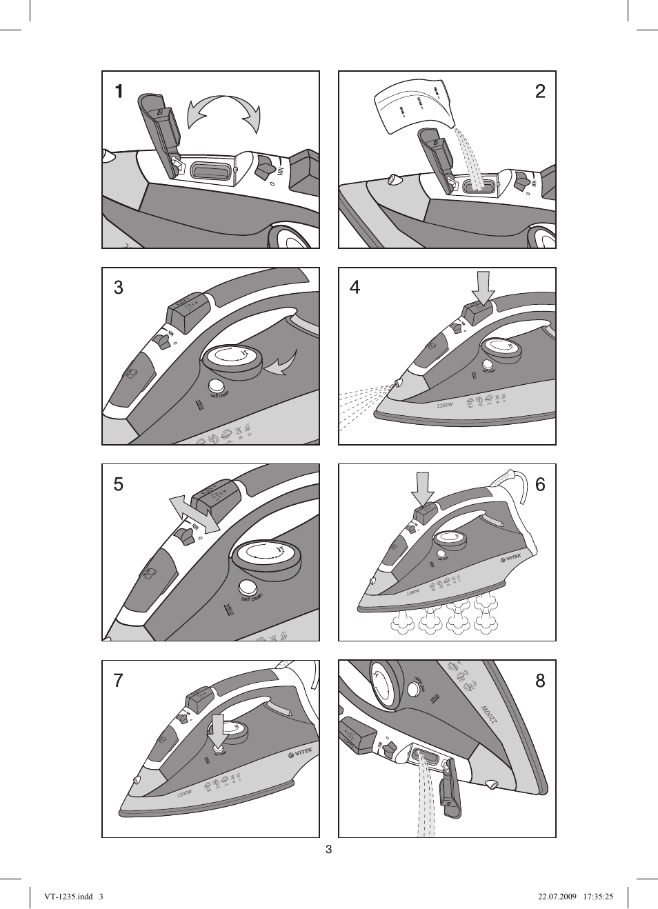 Vitek VT-1235 User Manual | Page 3 / 44