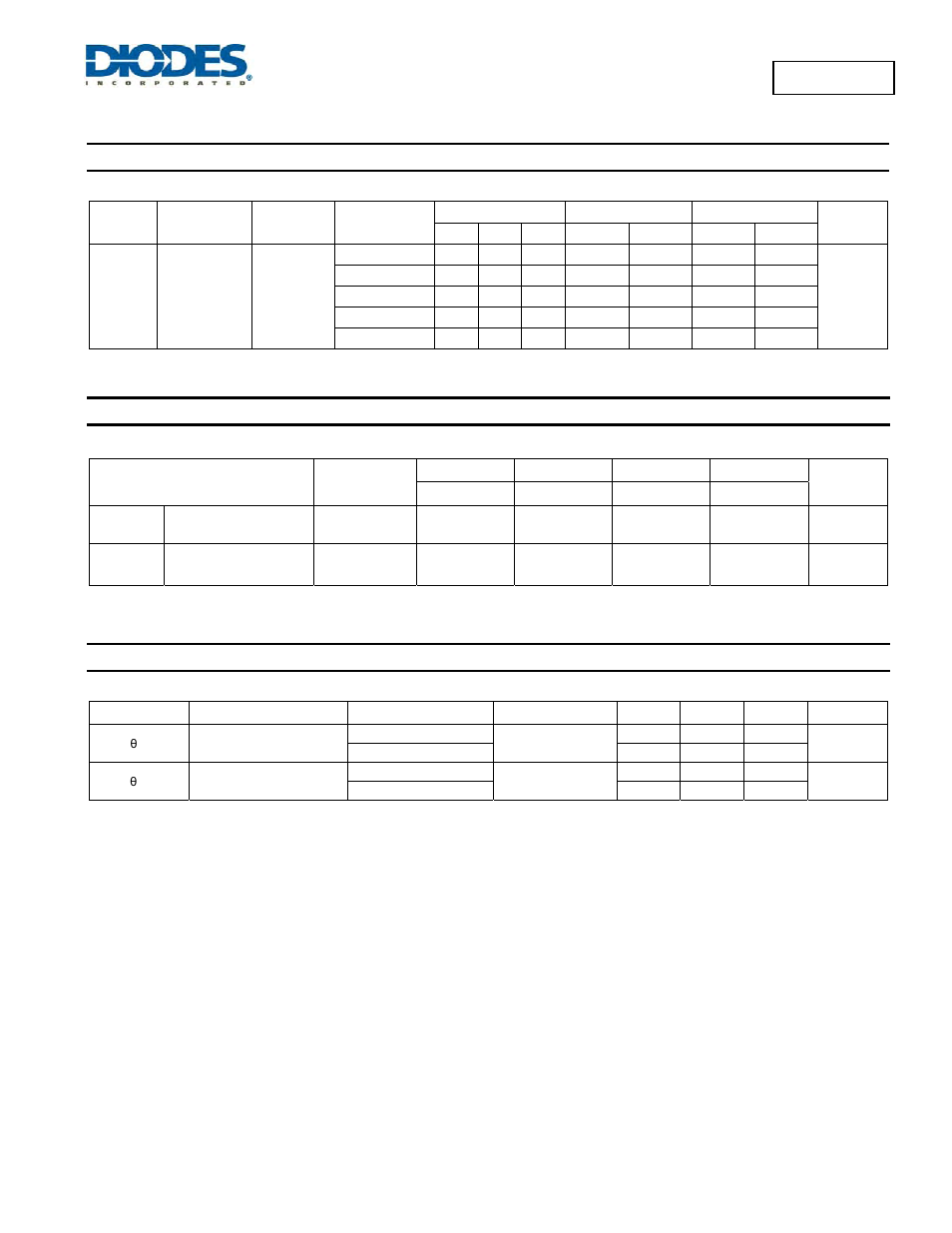 74lvc06a, Switching characteristics, Operating characteristics | Package characteristics | Diodes 74LVC06A User Manual | Page 5 / 10