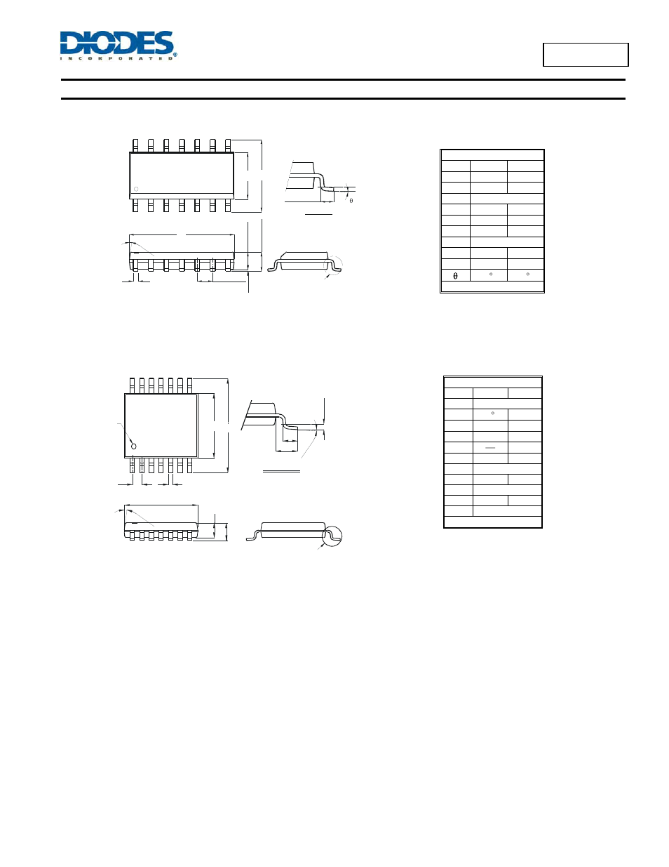 74lvc07a package outline dimensions | Diodes 74LVC07A User Manual | Page 8 / 10
