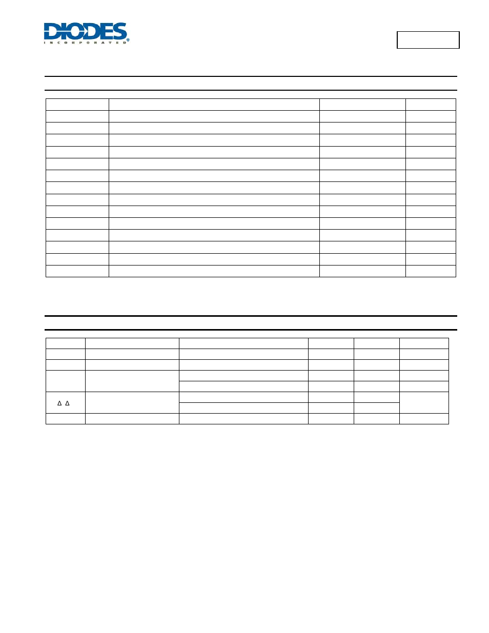 74lvc08a, Absolute maximum ratings, Recommended operating conditions | Diodes 74LVC08A User Manual | Page 3 / 10