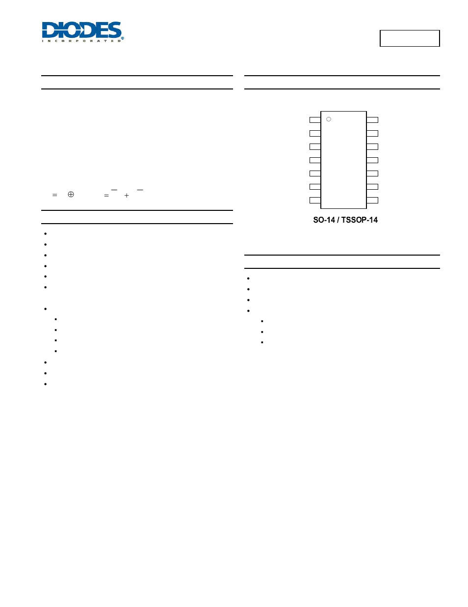 Diodes 74LVC86A User Manual | 10 pages