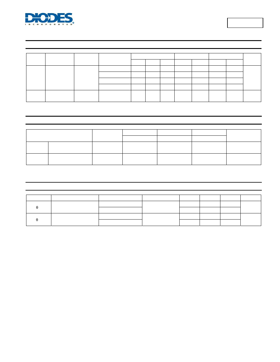 74lvc86a, Switching characteristics, Operating characteristics | Package characteristics | Diodes 74LVC86A User Manual | Page 5 / 10