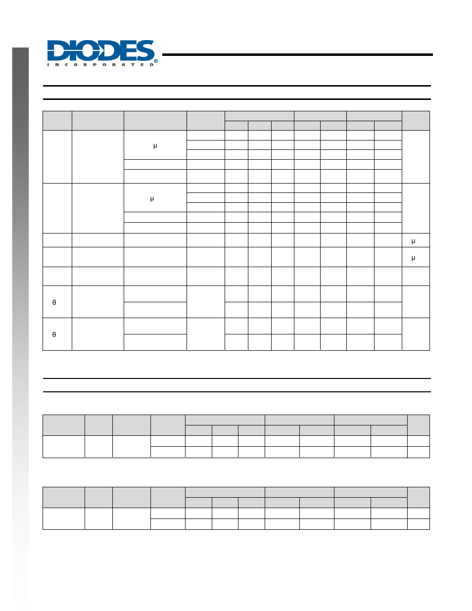 Single 2 input positive and gate, New prod uc t electrical characteristics, Switching characteristics | Diodes 74AHC1G08 User Manual | Page 4 / 8