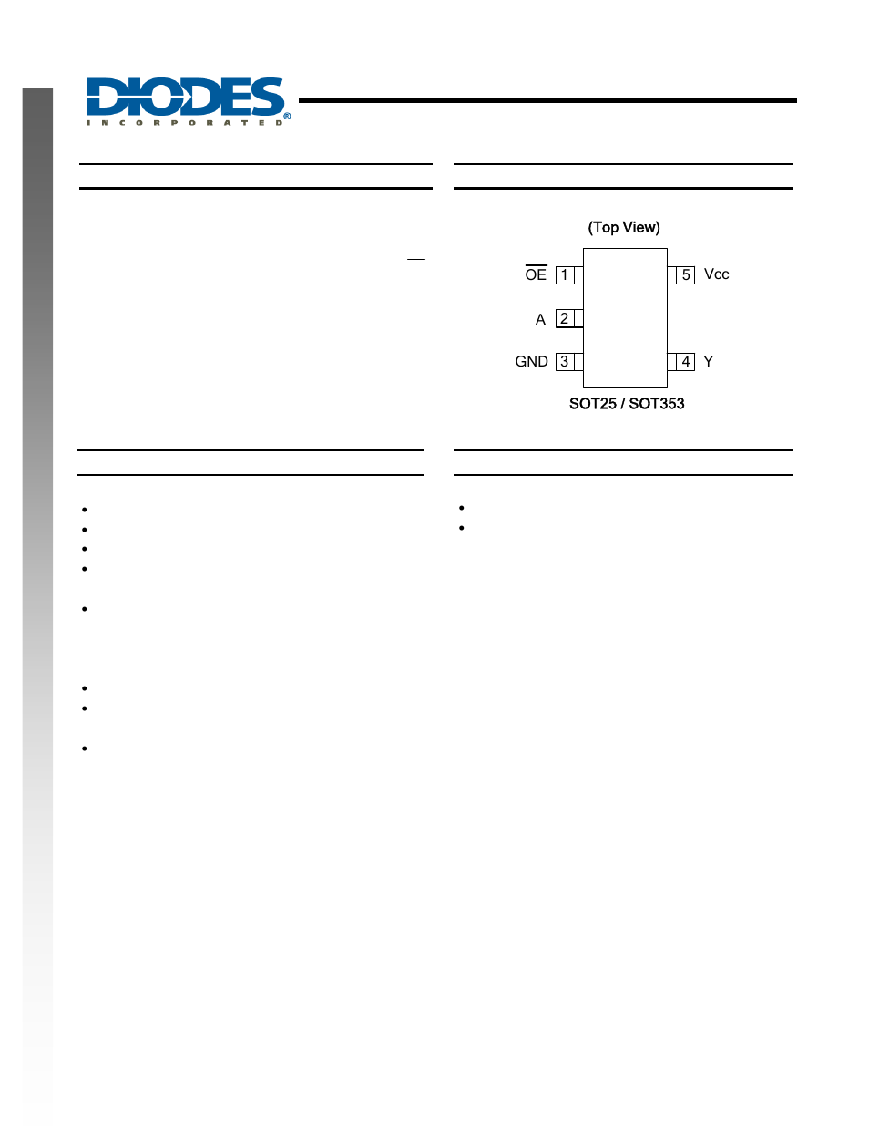 Diodes 74AHC1G125 User Manual | 9 pages