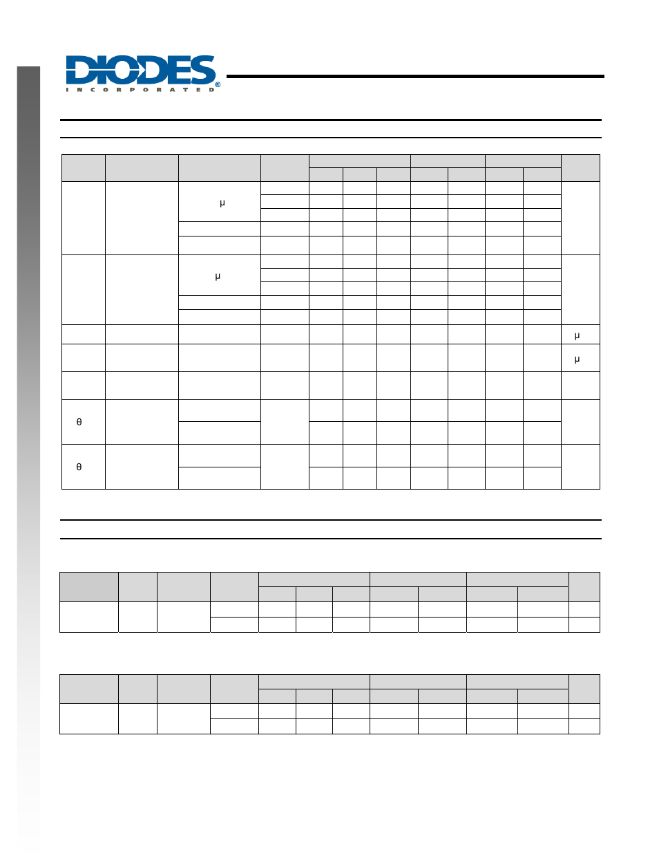 Single 2 input positive or gate, New prod uc t electrical characteristics, Switching characteristics | Diodes 74AHC1G32 User Manual | Page 4 / 8